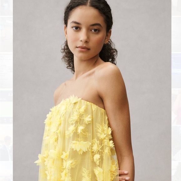 Anthropologie Helsi Athena Strapless Midi Gown - Picture 3 of 3